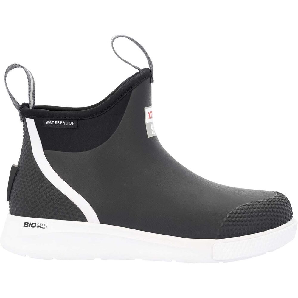 Xtratuf Women's 6 Inch Ankle Deck Boot, Black, Size 8